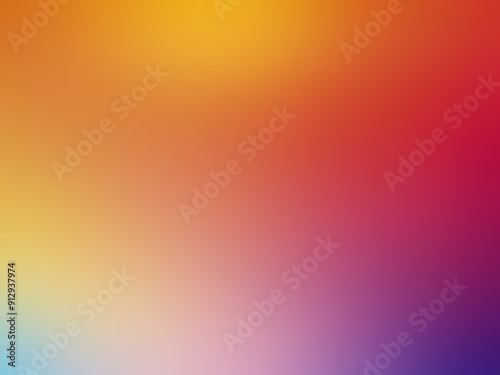 Abstract blurred bright warm colors gradient background