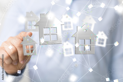 home data. Digital cyberspa...