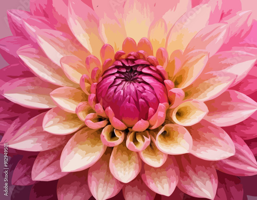 Pink Dahlia Flower