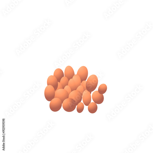 pills isolated on white background