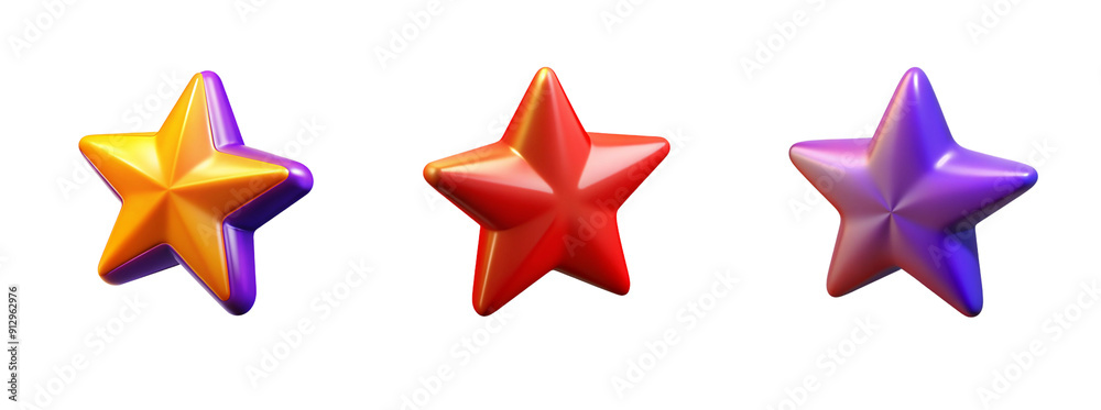 Bright Shining Star on Transparent Background Bright Shining Star on Transparent Background