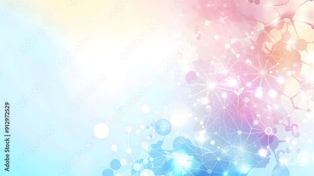 Vector illustration of an abstract medical background with molecule design Vector illustration of an abstract medical background with molecule design