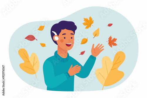 Person with a Hearing Aid