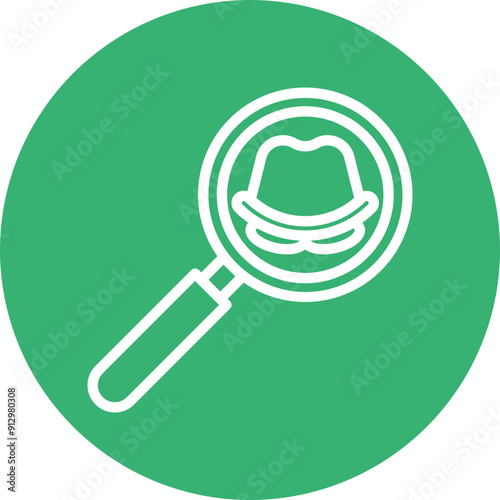 Fraud Vector Line White Circles Multicolors