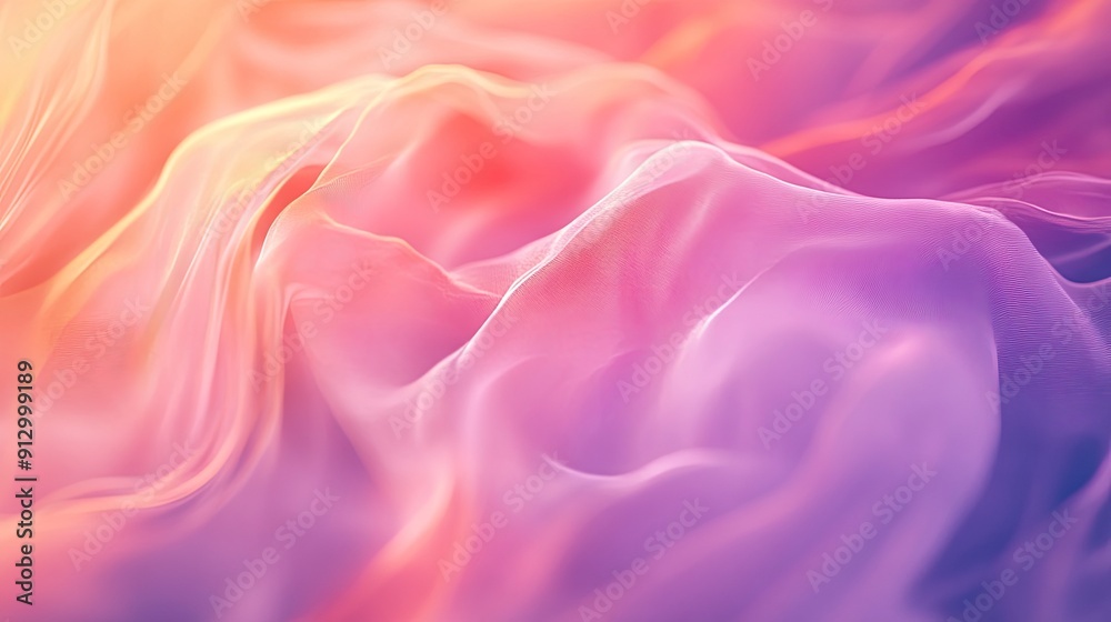 Obraz premium Abstract background featuring luminous gradients and soft focus, creating a dreamy and serene visual effect