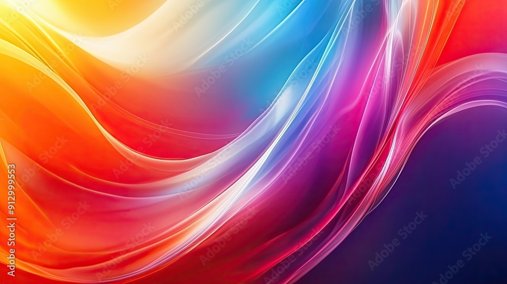 Abstract background with bold, saturated colors and smooth gradients, creating a vibrant and eye-catching visual effect Abstract background with bold, saturated colors and smooth gradients, creating a vibrant and eye-catching visual effect