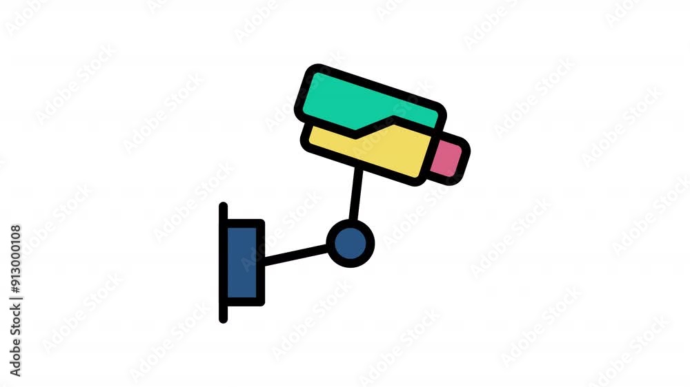 Cctv Camera Icon Animation Cctv Camera Icon Animation