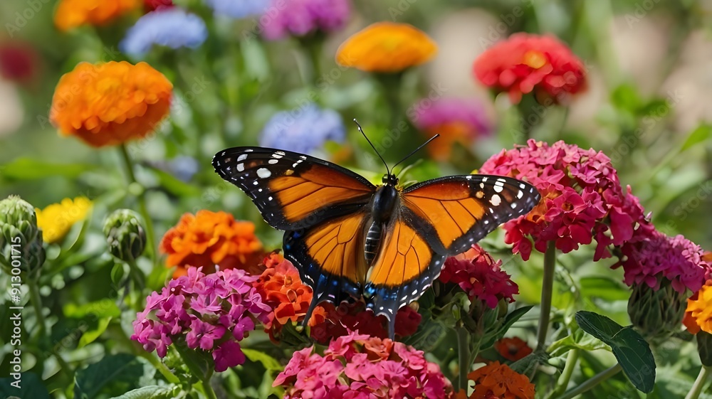 monarch butterfly on flower