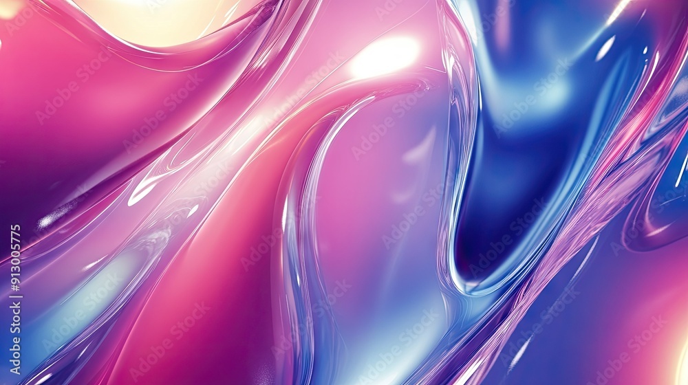 Bright glass 3D gradient background with fluid wave textures. Bright glass 3D gradient background with fluid wave textures.