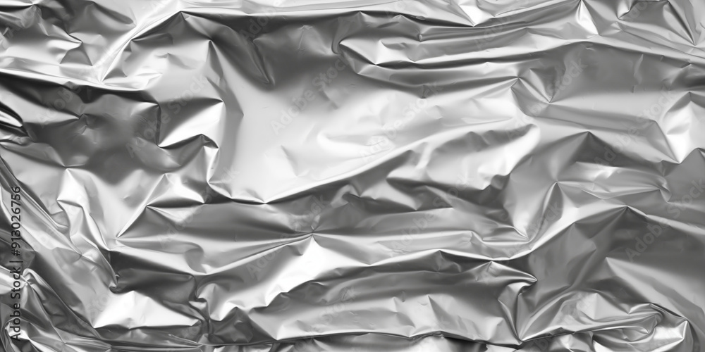 Srebrna plastikowa powierzchnia – recykling i odpady