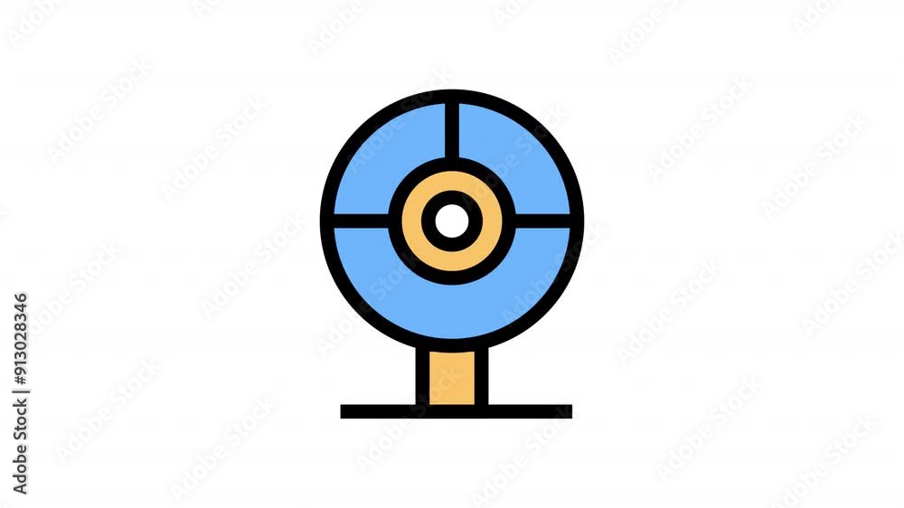 Web cam Icon animation Web cam Icon animation