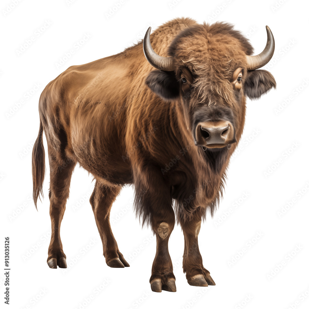 Buffalo photography cutout.