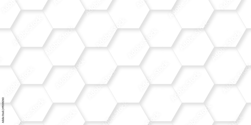 Abstract hexagonal futuristic geometric backdrop White 3d embossed creative hexagon, honeycomb white hexagon concept design abstract technology vector background, or wallpaper. Abstract hexagonal futuristic geometric backdrop White 3d embossed creative hexagon, honeycomb white hexagon concept design abstract technology vector background, or wallpaper.