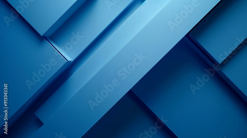 Geometric Blue Asset, Generative AI Illustration