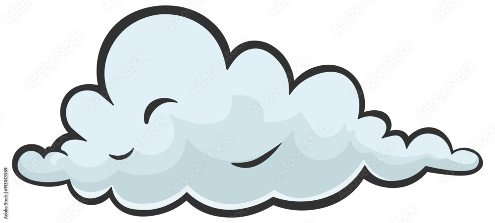 cloud drawing with black stroke and no background cloud drawing with black stroke and no background