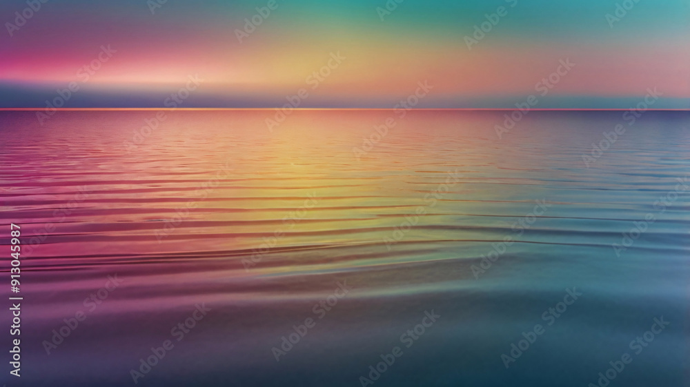 Fototapeta premium Abstract pastel holographic blurred grainy gradient banner background texture Colorful digital grain.