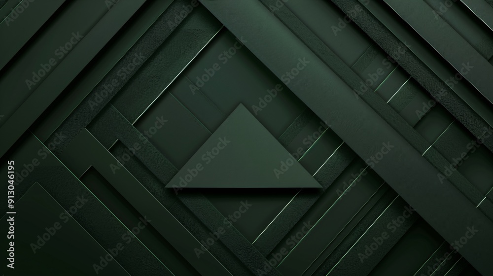 Abstract triangle pattern wallpaper background. Modern design emphasizes geometric shapes.