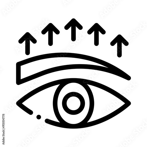 eyebrow line icon