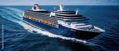 Family cruise with ocean adventure and onboard activities symbolizing maritime excitement and family bonding photo