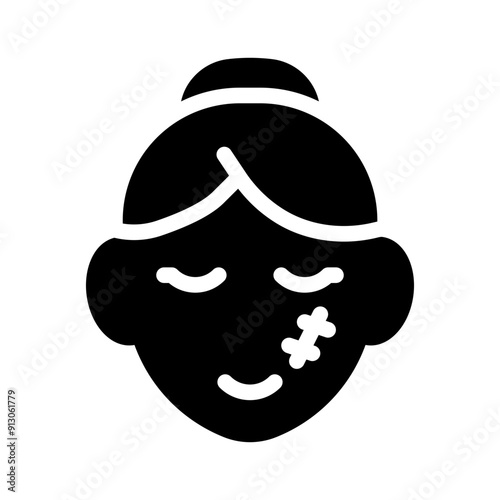 scar glyph icon