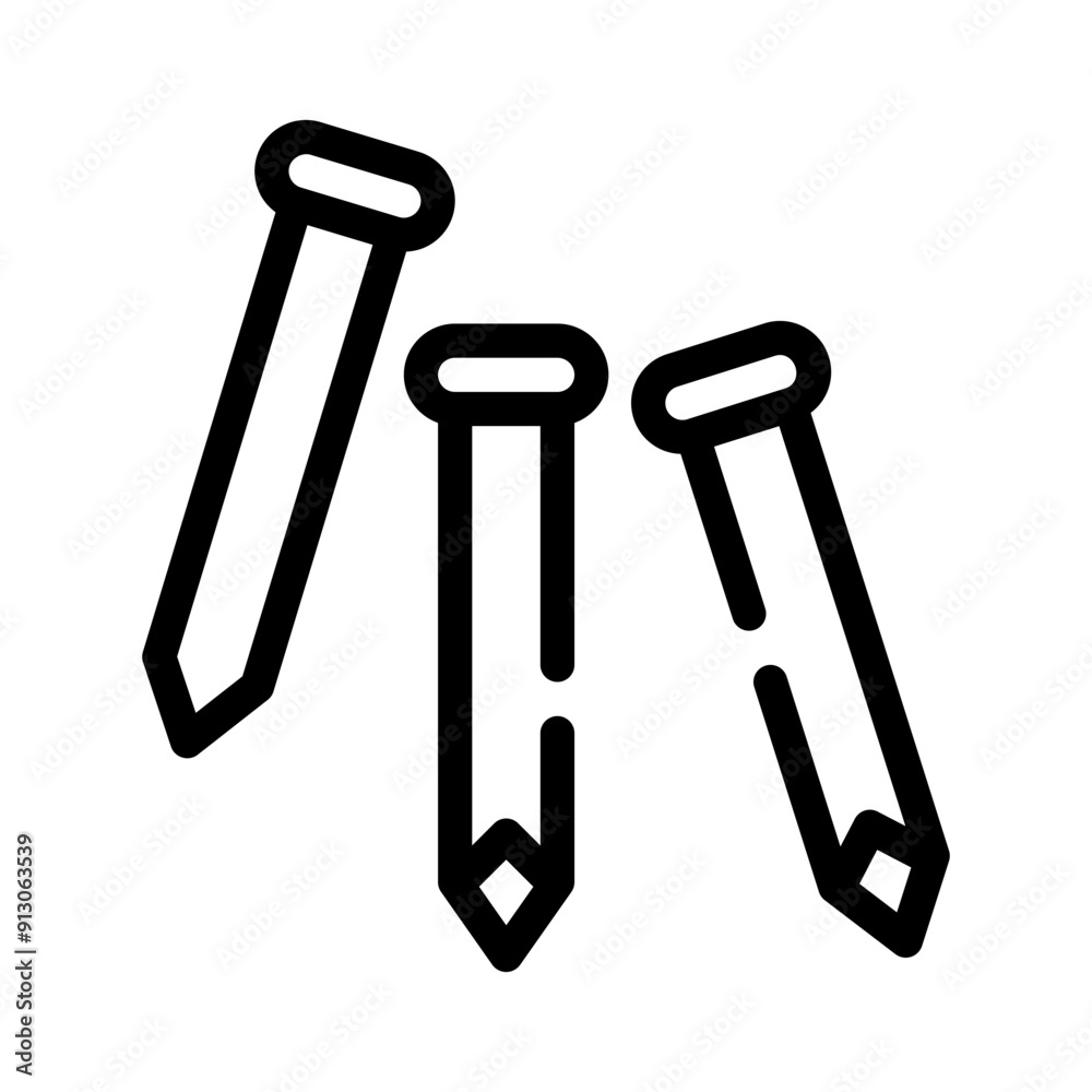 fastener line icon fastener line icon
