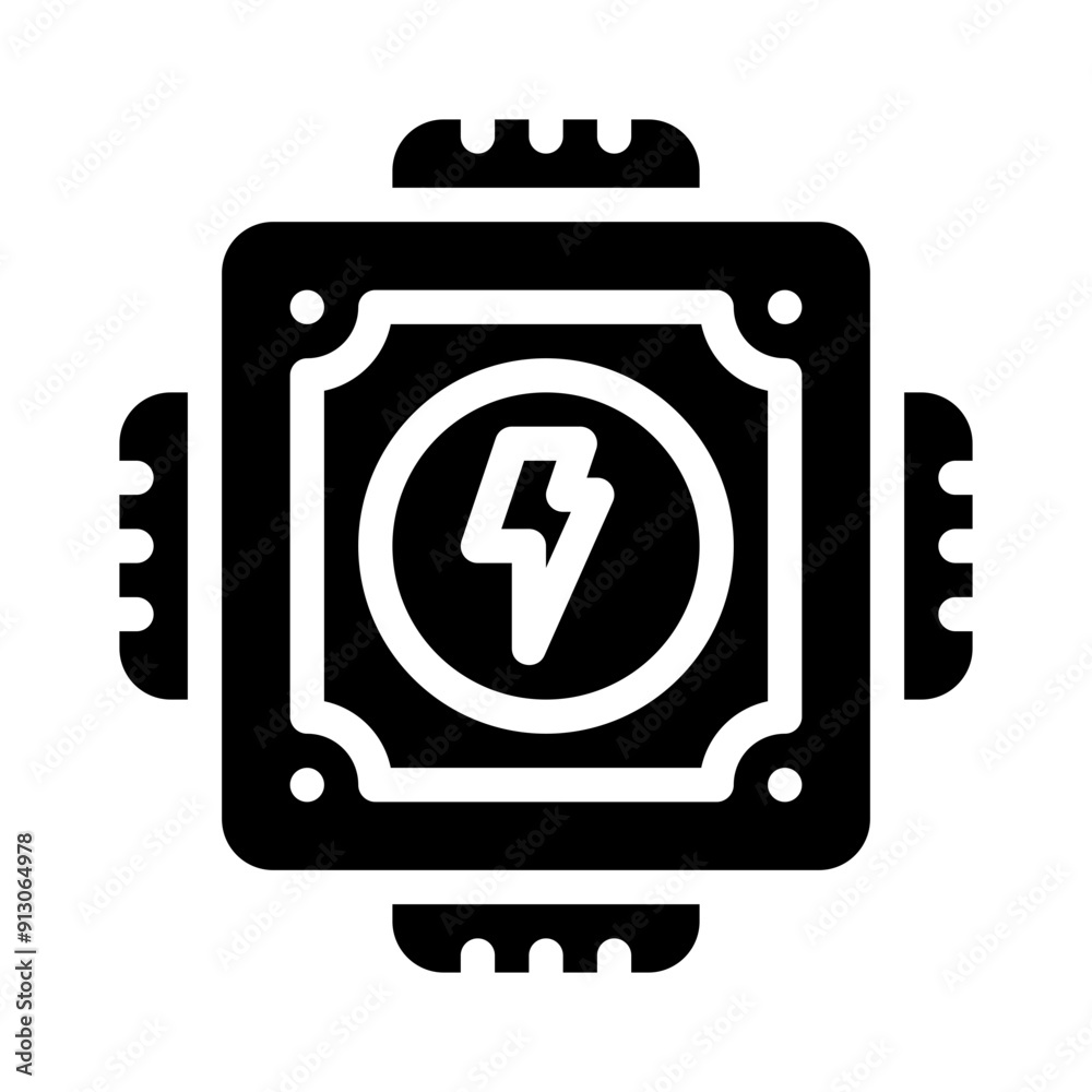 electrical glyph icon electrical glyph icon