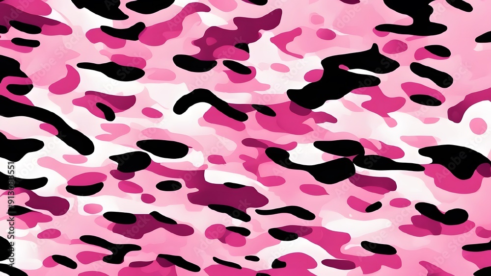 pink camouflage pattern modern fashion print print