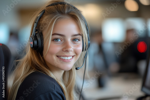 La téléconseillère