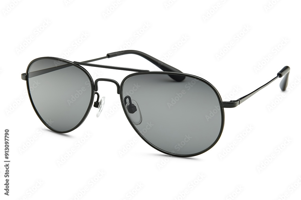 Stylish aviator sunglasses with reflective lenses on transparent background png Stylish aviator sunglasses with reflective lenses on transparent background png