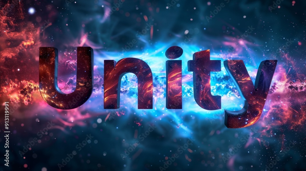 Universe Collaborative teamwork concept art poster. Universe Collaborative teamwork concept art poster.