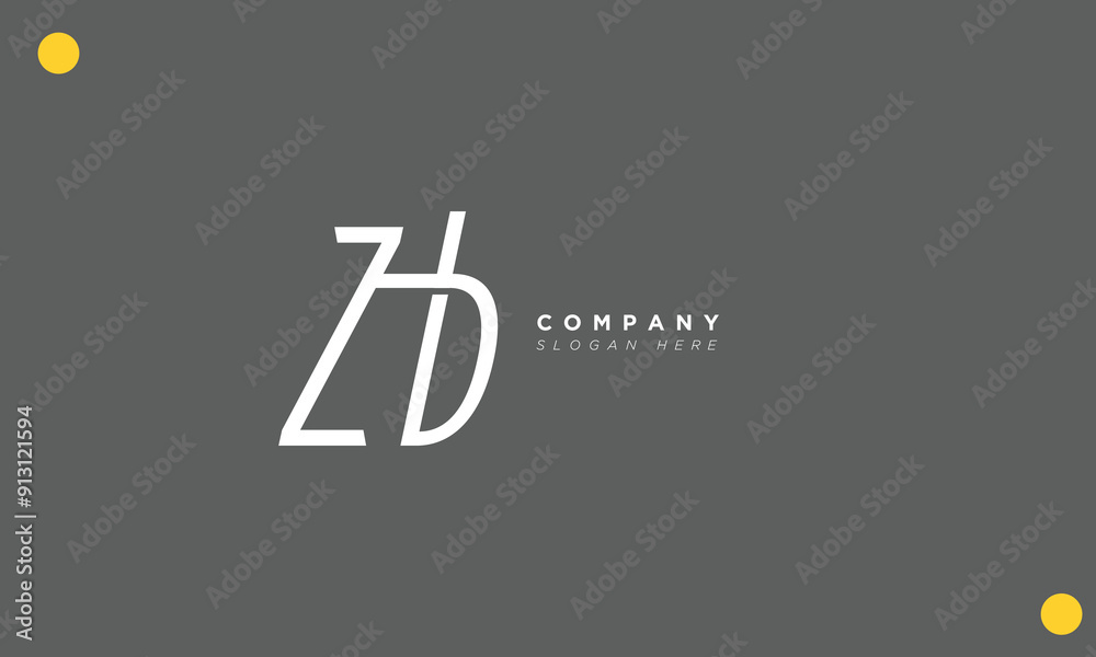 ZB Alphabet letters Initials Monogram logo ZB Alphabet letters Initials Monogram logo