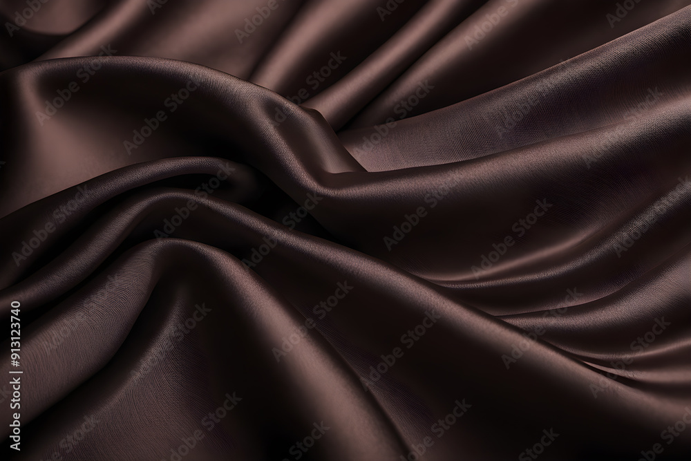 Fototapeta premium brown texture fabric silk background