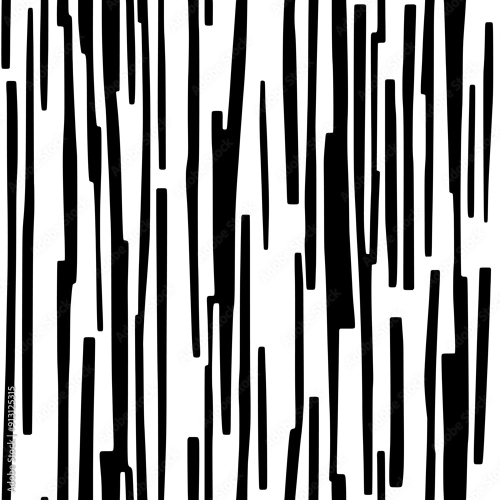 Alternating thick and thin lines running vertically, seamless pattern vector Alternating thick and thin lines running vertically, seamless pattern vector