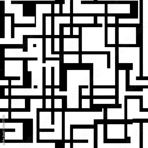 Rectangles and squares in a consistent pattern across the surface, seamless pattern vector