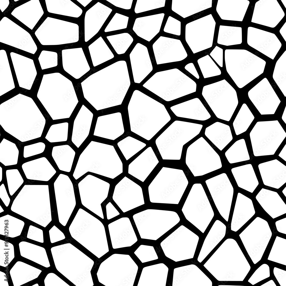 Sequence of nested polygons in a repetitive design, seamless pattern vector Sequence of nested polygons in a repetitive design, seamless pattern vector