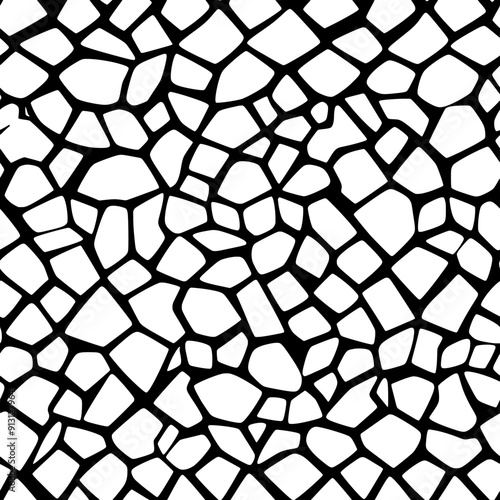 Sequence of nested polygons in a repetitive design, seamless pattern vector