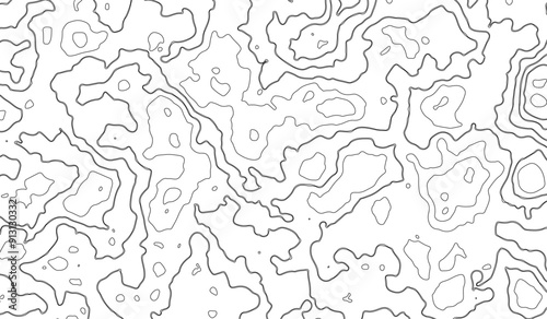 Imitation of a geographical map, 