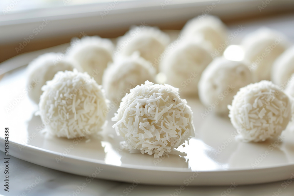 Coconut cream balls with no baking required Coconut cream balls with no baking required
