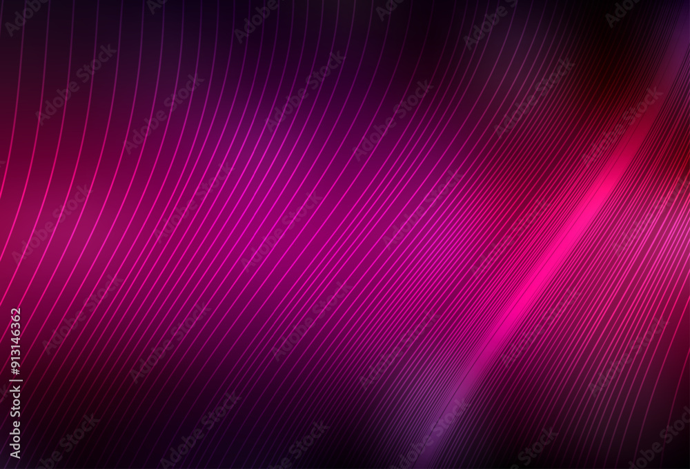 Fototapeta premium Dark Pink vector blurred bright texture.
