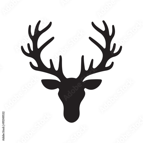 deer head vector