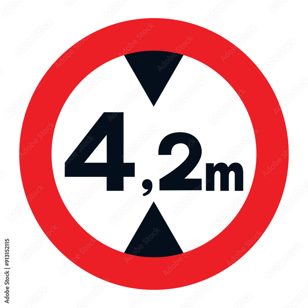 RESTRICTION SIGNS, R-205 - Height Limitation RESTRICTION SIGNS, R-205 - Height Limitation