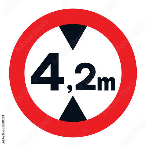 RESTRICTION SIGNS, R-205 - Height Limitation