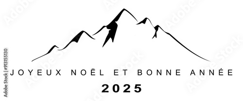 Obraz na płótnie LOGOTYPE CARTE DE VŒUX 2025 w salonie