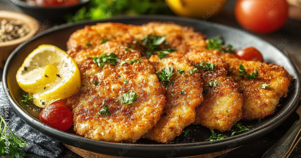 traditional german schnitzel cutlet traditional german schnitzel cutlet