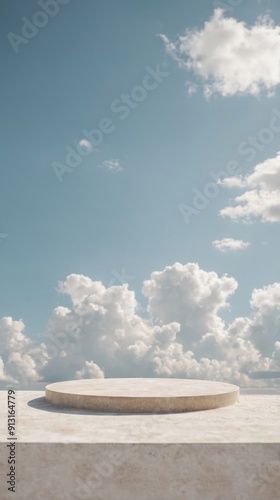 Round Object on Cement Slab