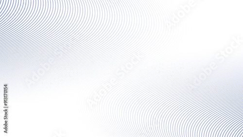 Bue wavy curve line abstract background
