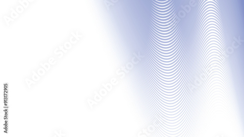 Bue wavy curve line abstract background