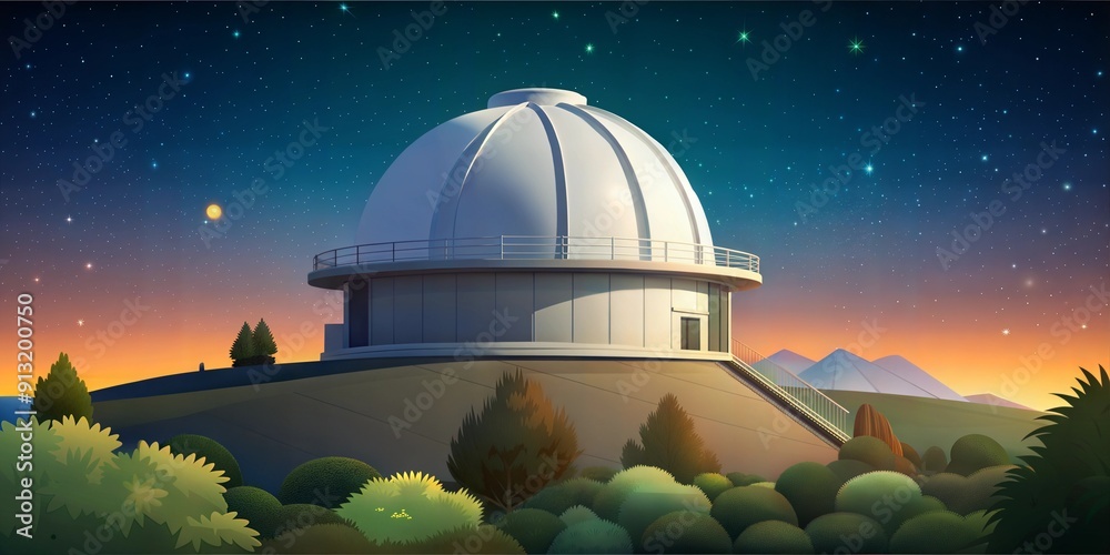 Obraz premium observatory background