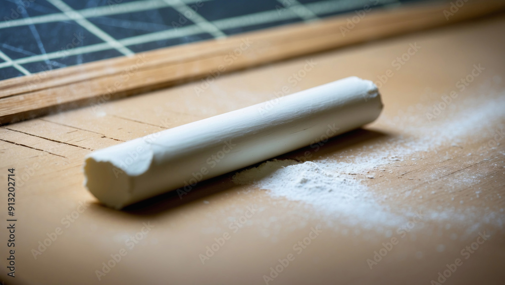 School chalk close-up. School chalk close-up.