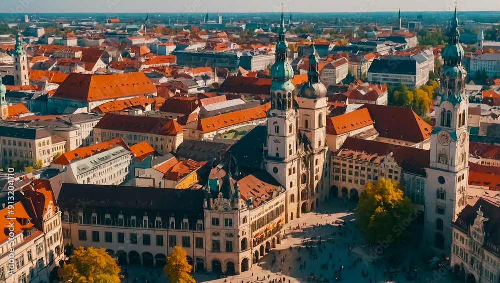 Naklejka premium Amazing Munich Germany